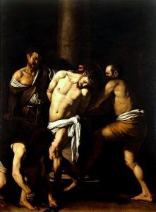 Michelangelo Merisi da Caravaggio, Flagellazione di Cristo, olio su tela, 1607, Napoli, Museo di Capodimonte