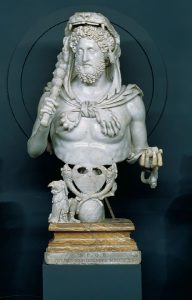 Ritratto di Commodo come Ercole, marmo, 190 d. C., Roma, Musei Capitolini