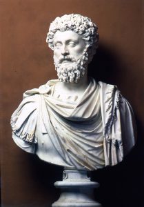 Ritratto di Marco Aurelio, 161/180 d. C., marmo, Roma, Musei Capitolini