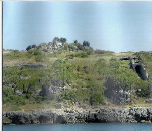 Veduta dei resti della villa romana di Gianola (dall’opuscolo “I Volti Svelati. I nuovi luoghi dell’archeologia a Formia” a cura della Soprintendenza Archeologica del Lazio e dell’Etruria Meridionale)