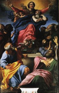 Annibale Carracci, Assunzione della Vergine, olio su tela, 1600/1601, Roma, Basilica di Santa Maria del Popolo