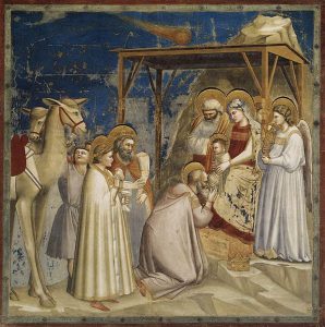 Giotto, Adorazione dei Magi, 1303/1305, affresco, Padova, Cappella degli Scrovegni