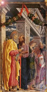 Andrea Mantegna, Pala di San Zeno, part.