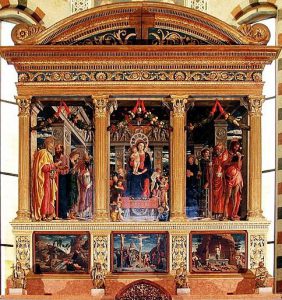 Andrea Mantegna, Pala di San Zeno, 1456-1459, Verona, chiesa di San Zeno