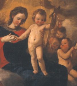 Mattia Preti, Madonna della Purità (Madonna col Bambino e i Ss. Nicola e Gennaro), part.