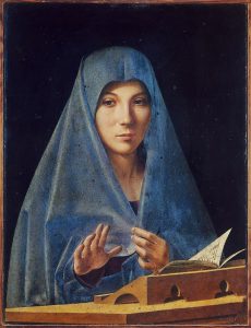 Antonello da Messina, Annunciata, 1475, Palermo, Galleria di Palazzo Abbatellis