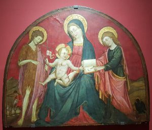 Giovanni da Gaeta, Madonna col Bambino tra i Ss Giovanni Battista ed Evangelista, XV sec., Gaeta (Latina), Museo Diocesano